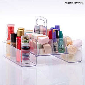 Organizador Duplo Diamond C/ Alça Cristal Paramount