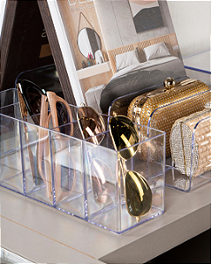 Organizador Multiuso c/ 5 Divisórias 30x9x11 cm Paramount