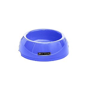 Comedouro e Bebedouro Simples 600ml Cachorro e Gato Azul