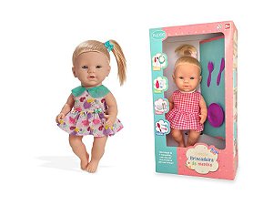 Boneca barbie busto maquiagem e cabelo - pupee 1265 oferta na Ri Happy