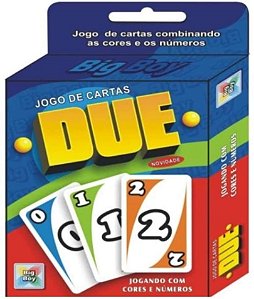 Jogo DUE de Cartas Diversão Família e Amigos - Big BoyBig