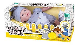 Boneca Infantil Reborn Looney Tunes PernaLonga 441 Super Toys