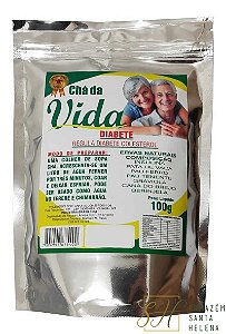 CHÁ DA VIDA DIABETE E COLESTEROL 100% NATURAL 100G