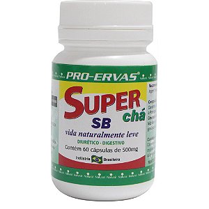 SUPER CHÁ SB 500MG 60 CÁPSULAS