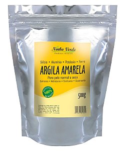 ARGILA AMARELA 500G - NINHO VERDE