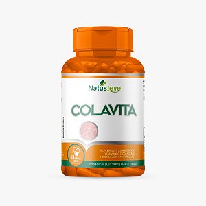 COLAVITA COLÁGENO HIDROLISADO + VIT C 500MG 60 CÁPSULAS - NATUSLEVE