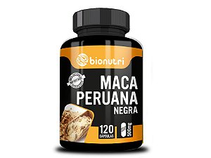 MACA PERUANA NEGRA 500MG 120 CÁPSULAS - BIONUTRI