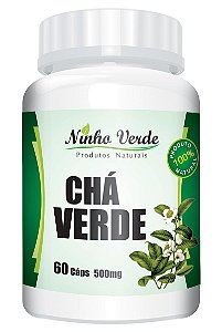 CHÁ VERDE 500MG 60 CÁPSULAS - NINHO VERDE