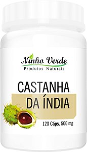 CASTANHA DA ÍNDIA 500MG 120 CÁPSULAS - NINHO VERDE