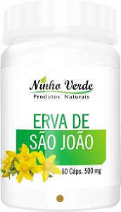 ERVA DE SÃO JOÃO 500MG 60 CÁPSULAS - NINHO VERDE