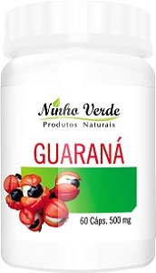 GUARANÁ 500MG 60 CÁPSULAS - NINHO VERDE