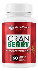 CRANBERRY 500MG 60 CÁPSULAS - NINHO VERDE