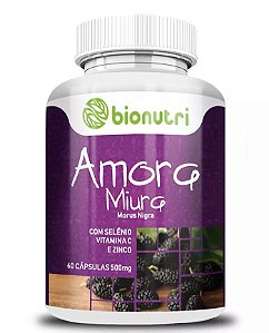 AMORA MIÚRA 500MG 60 CÁPSULAS - BIONUTRI