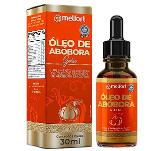 ÓLEO DE SEMENTE DE ABÓBORA EM GOTAS 30ML - MELFORT