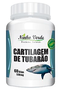 CARTILAGEM DE TUBARÃO 500MG 60 CÁPSULAS - NINHO VERDE