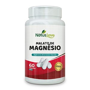 MALATO DE MAGNESIO 500MG 60 CÁPSULAS - NATUSLEVE