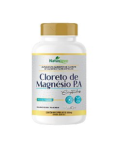 CLORETO DE MAGNÉSIO 500MG 60 CÁPSULAS - NATUSLEVE