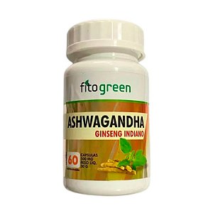 ASHWAGANDHA 500MG 120 CÁPSULAS - NINHO VERDE