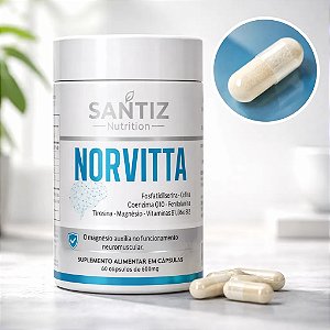 NORVITTA - MEMÓRIA FOCO E ENERGIA MENTAL 60 CAPS - SANTIZ
