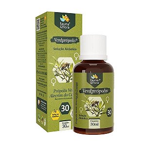 PRÓPOLIS VERDE ALCOÓLICO CONCENTRADO 30% 30ML - FAUNA E FLORA