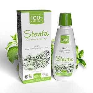 ADOÇANTE DIETÉTICO DE STEVIA 60ML - STEVITA