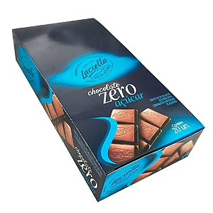 CHOCOLATE AO LEITE ZERO AÇÚCAR 20G C/ 20UN - LACIELLA