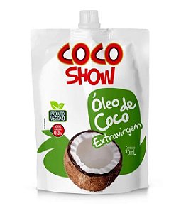 ÓLEO DE COCO EXTRA VIRGEM POUCH 70ML - COCO SHOW