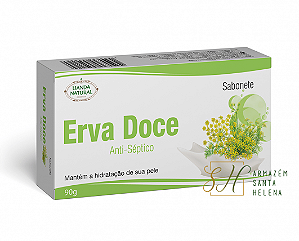 SABONETE NATURAL DE ERVA DOCE 90G - LIANDA NATURAL