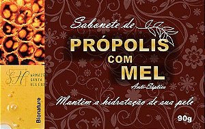 SABONETE NATURAL DE PRÓPOLIS COM MEL 90G - BIONATURE