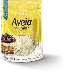 FARINHA DE AVEIA SEM GLÚTEN 200G - CEREAL CROCK