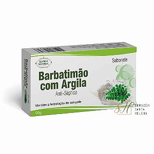 SABONETE NATURAL DE BARBATIMÃO COM ARGILA 90G - LIANDA NATURAL