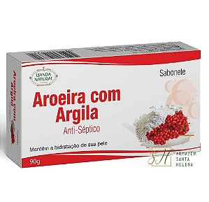 SABONETE DE AROEIRA COM ARGILA 90G - LIANDA NATURAL