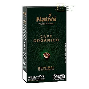 CAFÉ ORGÂNICO TORRADO E MOÍDO ORIGINAL 250G - NATIVE