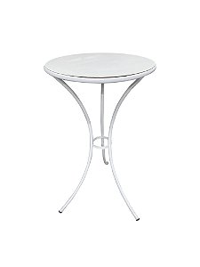 Mesa Bistrô ferro branco