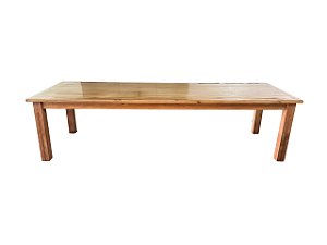 Mesa retangular rústica