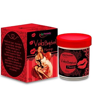 Vela Beijável Morango para massagem 45g