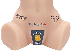 Tatuagem Erótica Temporária Fantasia Policial