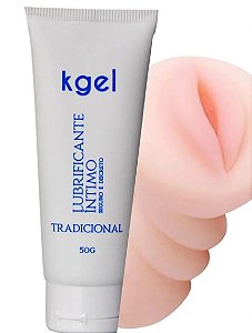Kit Masturbador Masculino Vagina Apertadinha com Lubrificante
