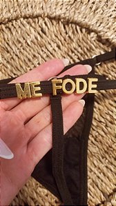 Calcinha Personalizada Fiozinho Me Fode
