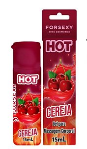 Gel Comestível para Sexo Oral Beijo Cereja Esquenta