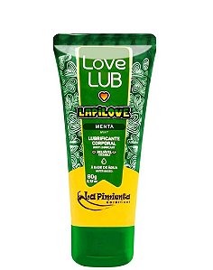 Lubrificante a Base de Água Beijável Menta 60g