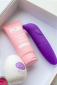 kit Casal Vibrador Ponto G Masturbador Egg Masculino Lubrificante Neutro