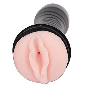 Masturbador Lanterna Vagina  Macia com Vibrador