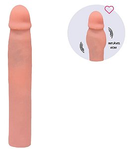 Capa Peniana Extensora Para Aumentar o Tamanho do Pênis