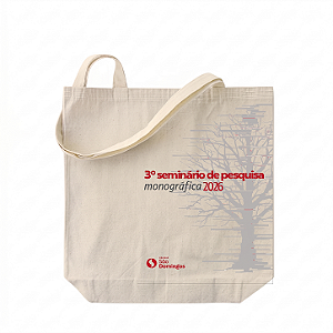 ECOBAG EM ALGODÃO CRU - SOB MEDIDA