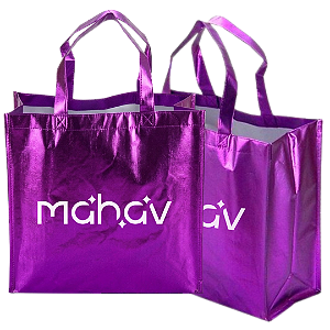 SACOLA TNT METALIZADA