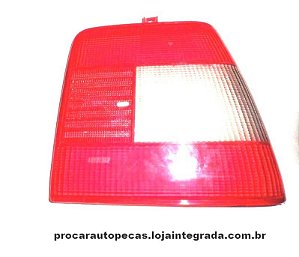 Lente Lanterna Traseira Tempra Lado Direito 1991 até 1994 Acrílica Marca Ímola
