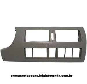 Moldura Central Painel Gol/Parati/Saveiro G3 Cor Cinza Claro Marca Indusparts