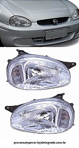 Farol Corsa 1994 Até 1999 Arteb Lado Esquerdo E Lado Direito (PAR)