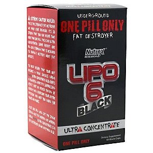 Nutrex, Lipo-6 Black (DMAA Free) Ultra Concentrate 60 capsules